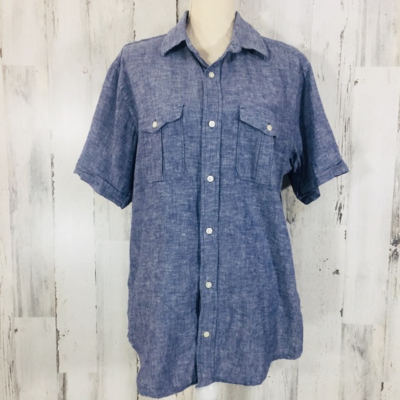 Banana Republic Tops - Banana Republic chambray button down top size L